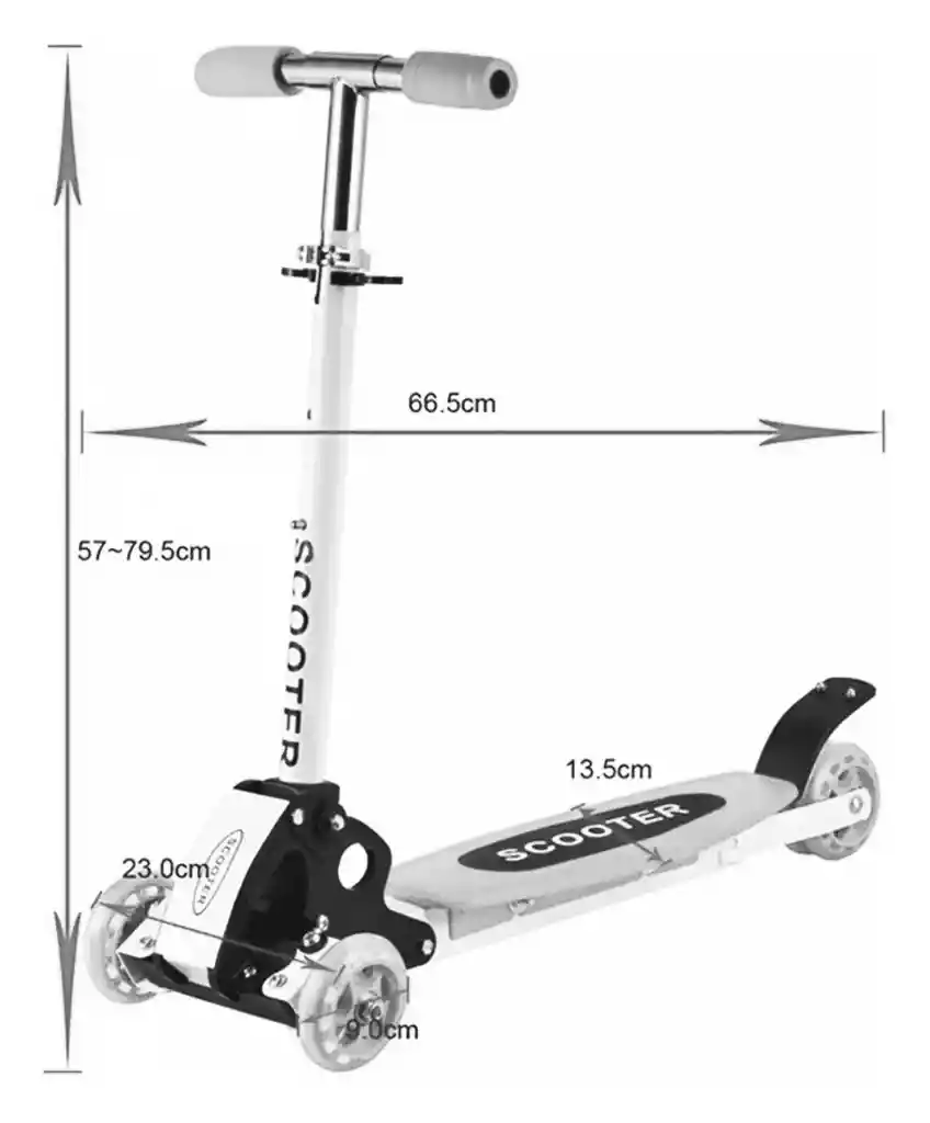 Patineta Scooter Robotica Escualizable