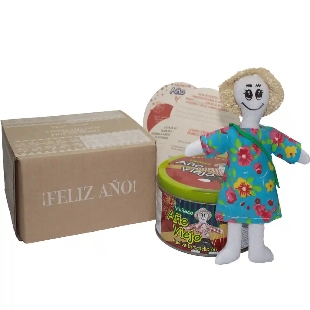 Kit 19 - Kit Tarro Muñeca - Muñeco Año Viejo