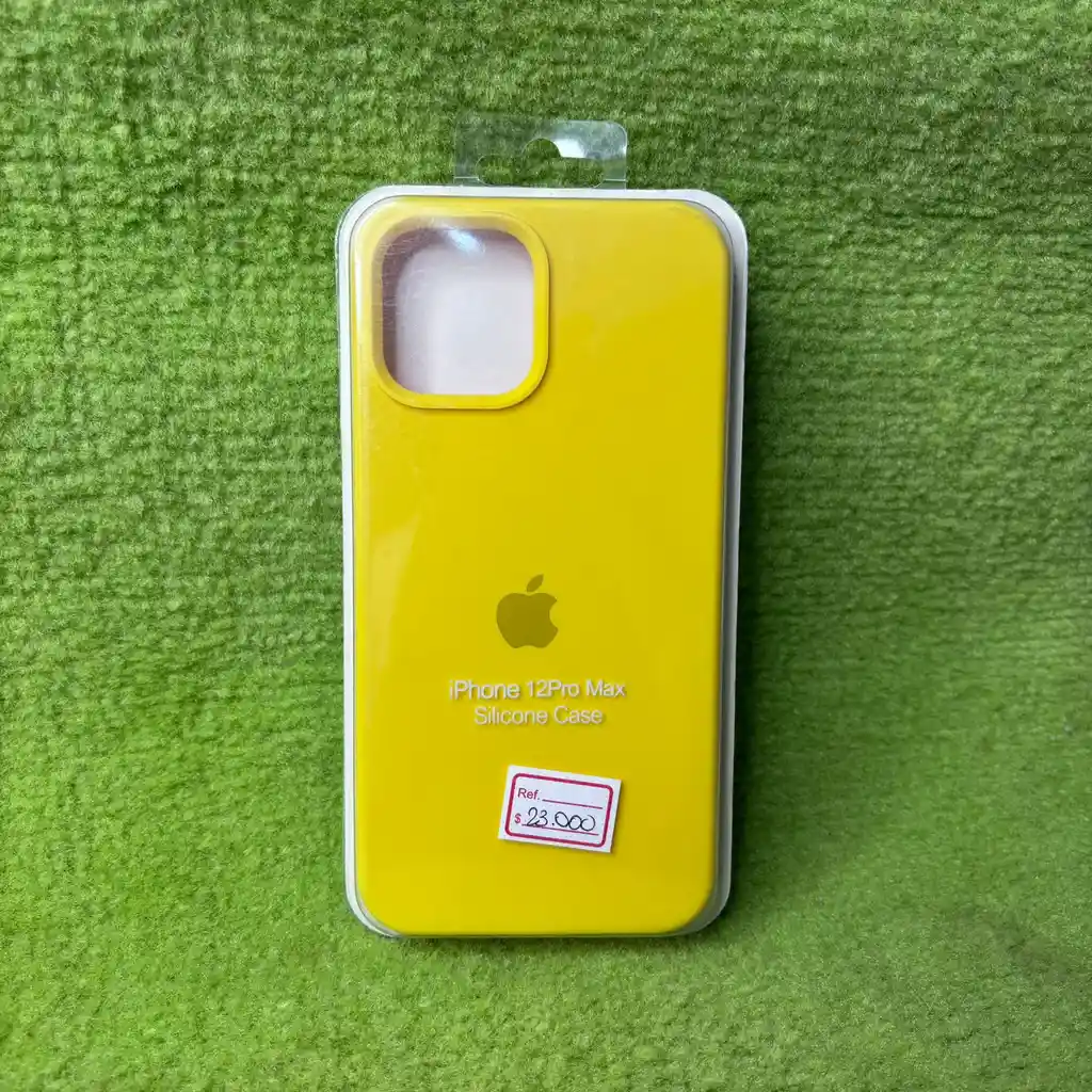 Forro Iphone 12 Pro Max / Silicone Case Amarillo