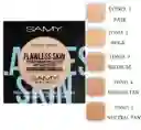 Polvo Compacto Samy Flawless Skin Piel Mixta A Grasa Tono 2- Beige