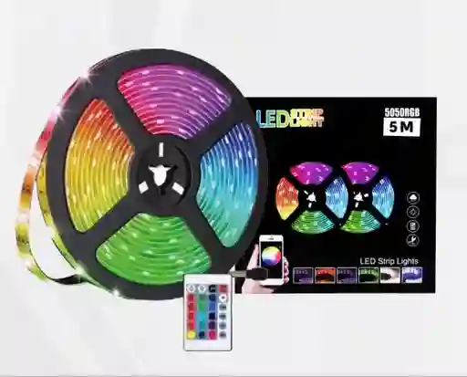 Tira De Luz Led Para La Pared Decoracion De 5 Mt Con Aplicación