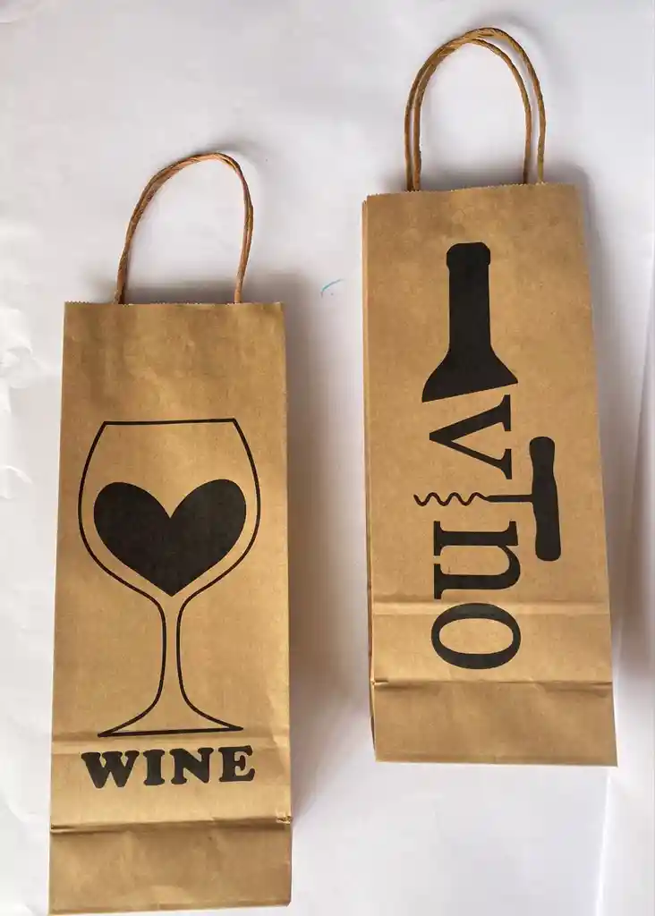 Bolsa De Regalo Vino Kraf