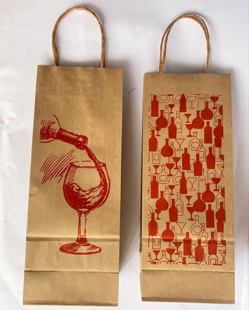 Bolsa De Regalo Vino Kraf