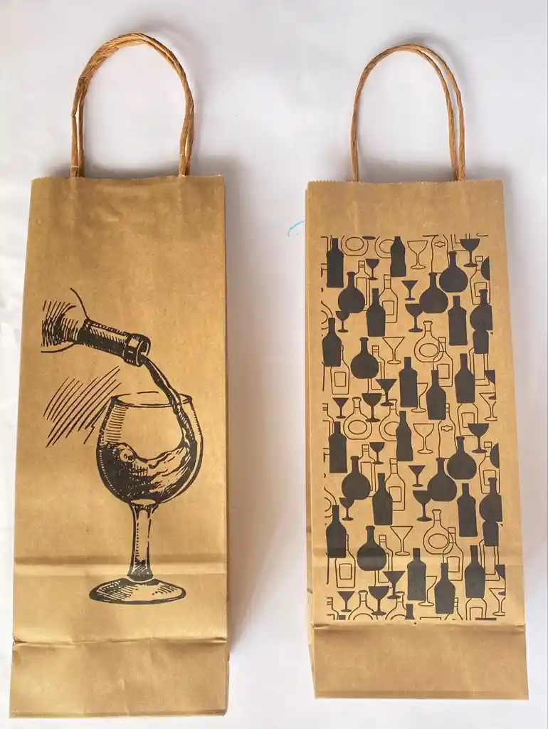 Bolsa De Regalo Vino Kraf