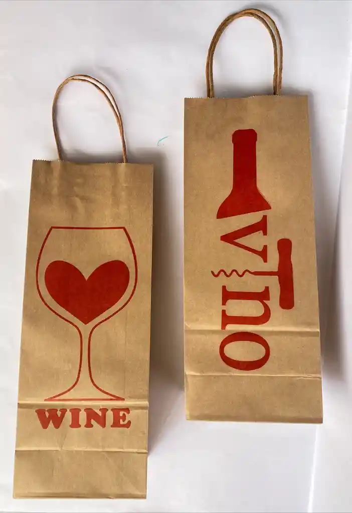 Bolsa De Regalo Vino Kraf