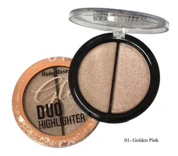 Iluminador Ruby Rose Glow Duo Golden Pink