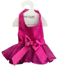 Meow Vestido Xxs Fucsia