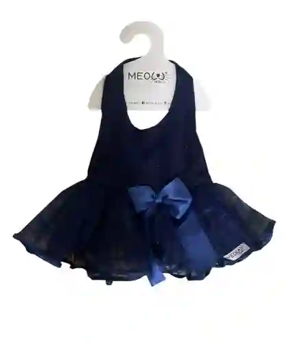 Meow Vestido Xxs Azul