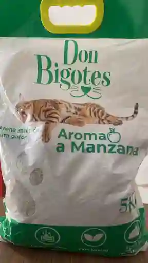 Don Bigotes Arena Para Gato Aroma Manzana