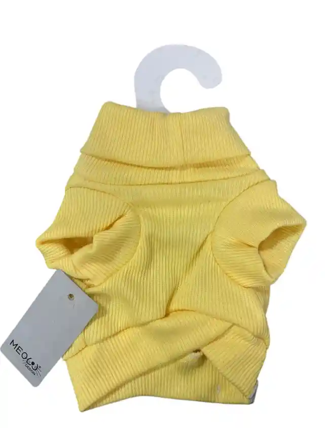 Meow Sweater Xxs Amarillo