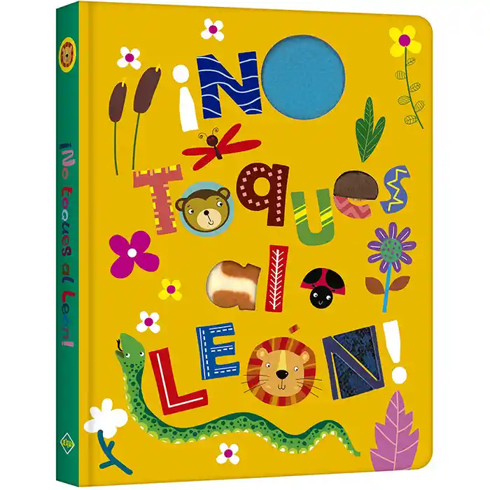 Libro Sensorial No Toques Al León Táctil Sensorial Niños