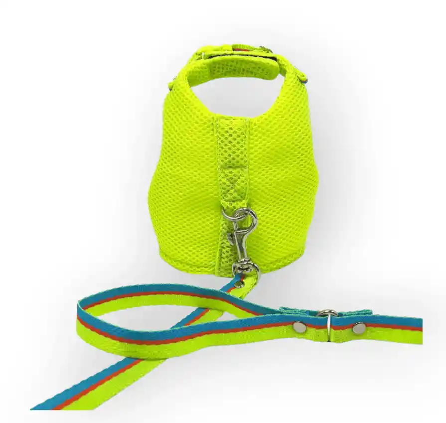 Meow Pechera Cat Verde Neon M