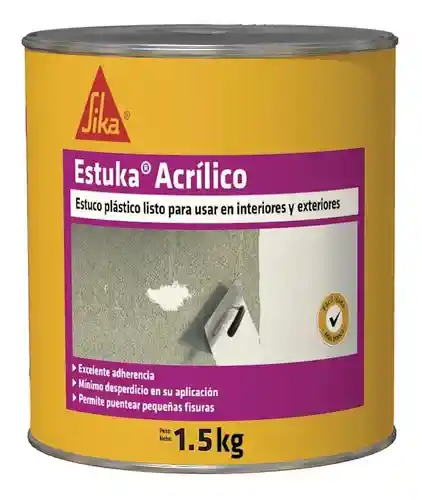 Estuka Acrílico 1/4 De 1.5 Kg