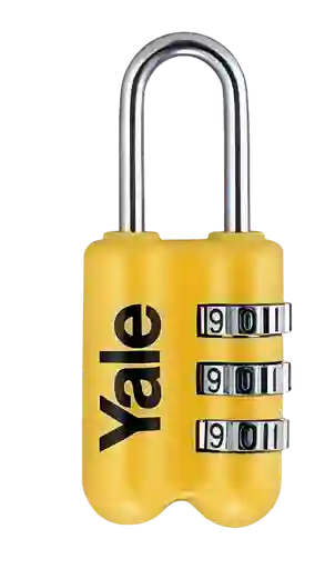 Candado Combinación Amarillo Yp2 B Yale 8828