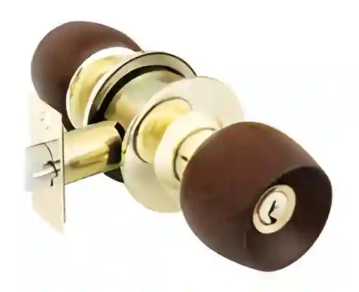 Cerradura Pomo Dublín Yale Para Baño En Madera 0006381
