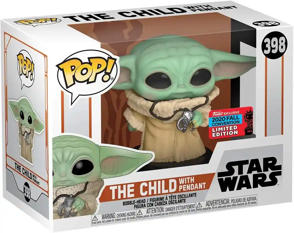 Funko Pop Star Wars The Child With Pendant 398