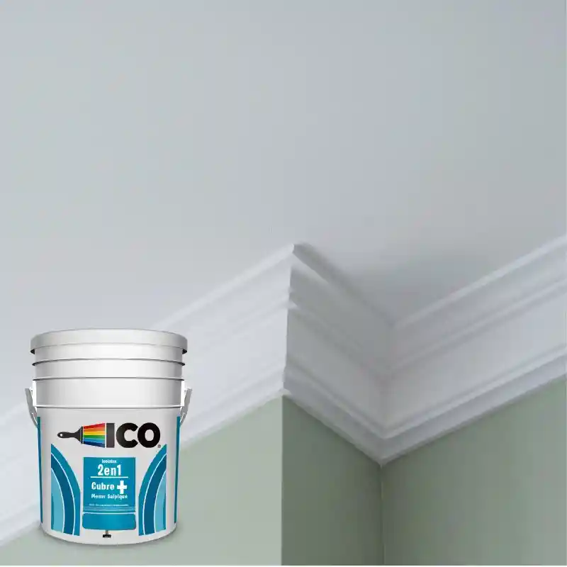 Icolatex 2 En 1 Blanco Cuñete 5 Gal