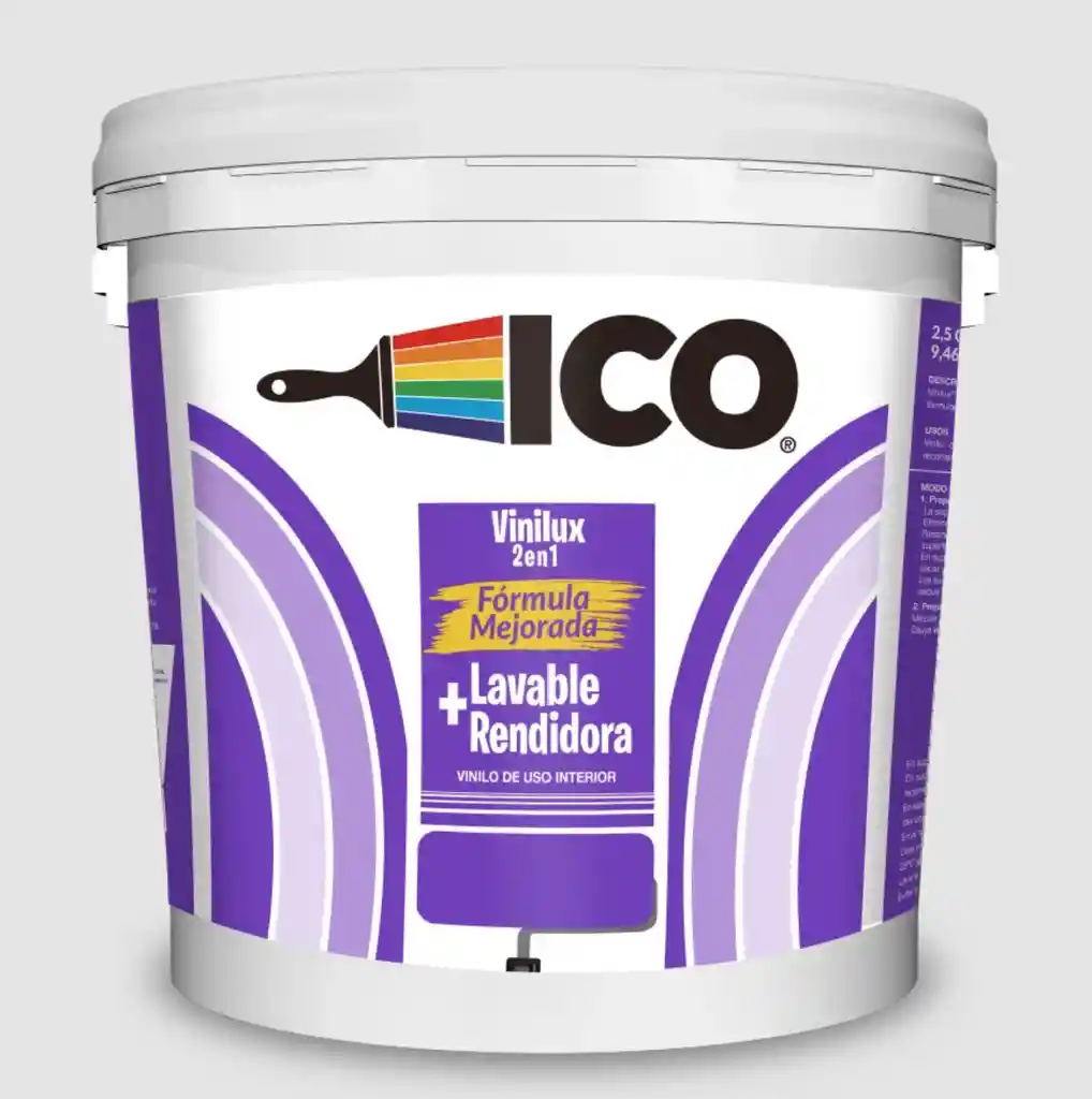 Vinilux 2 En 1 Blanco Balde 2.5 Gal