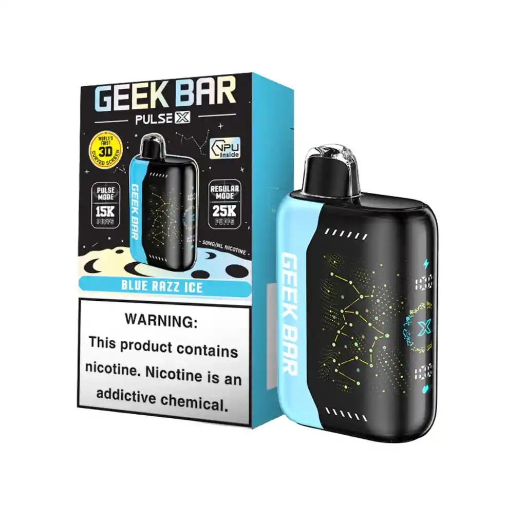 Vape Geek Bar Pulse X Blue Razz Ice 25.000 Puffs