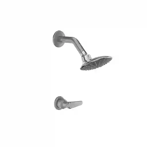 Ducha Nogal Sencilla Con Regadera Cosmos Gris Perlado