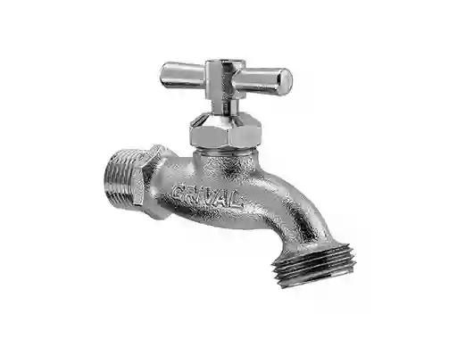Llave Chorro Cromada 1/2