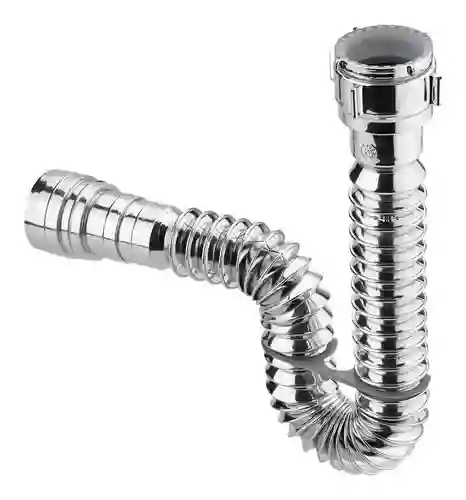 Sifón Flexible Metalizado