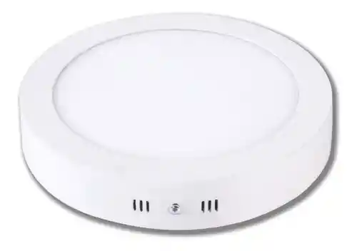 Panel Led Redondo Sob. Luz Blanca De 18 Vatios - 21 Cm