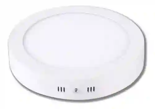 Panel Led Redondo Sob. Luz Blanca De 12 Vatios - 17 Cm