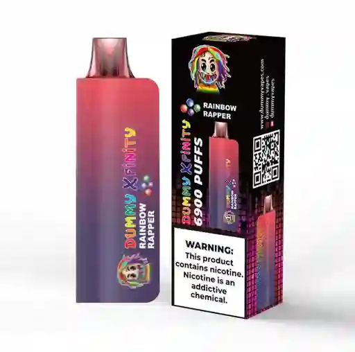 Vape Dummy Rainbow Rapper 6900 Puffs