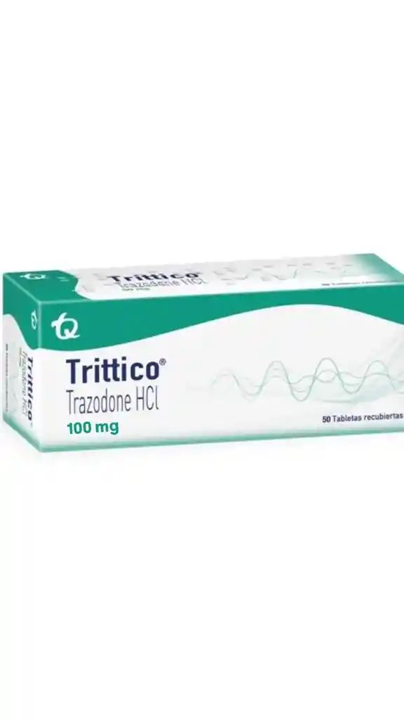 Trittico 100 Mg Trazodona Hcl 50 Tabletas Cubiertas