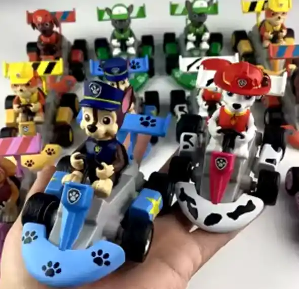 Carro Impulso Figura Muñeco Paw Patrol
