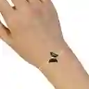 Brazalete Pulsera En Cover Gold - Rodio, Manilla En Cover Gold, Brazalete De Cover Gold, Joyería Femenina, Rodio