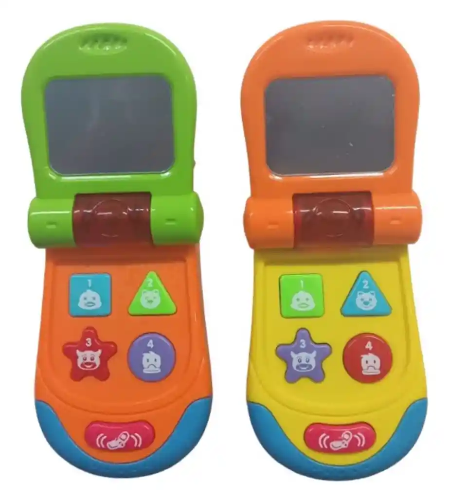 Telefono Celular Didactico Infantil Tapa Sonidos Y Luces