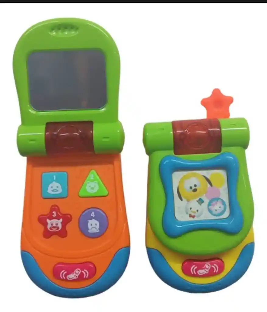 Telefono Celular Didactico Infantil Tapa Sonidos Y Luces