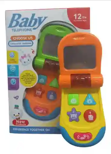 Telefono Celular Didactico Infantil Tapa Sonidos Y Luces