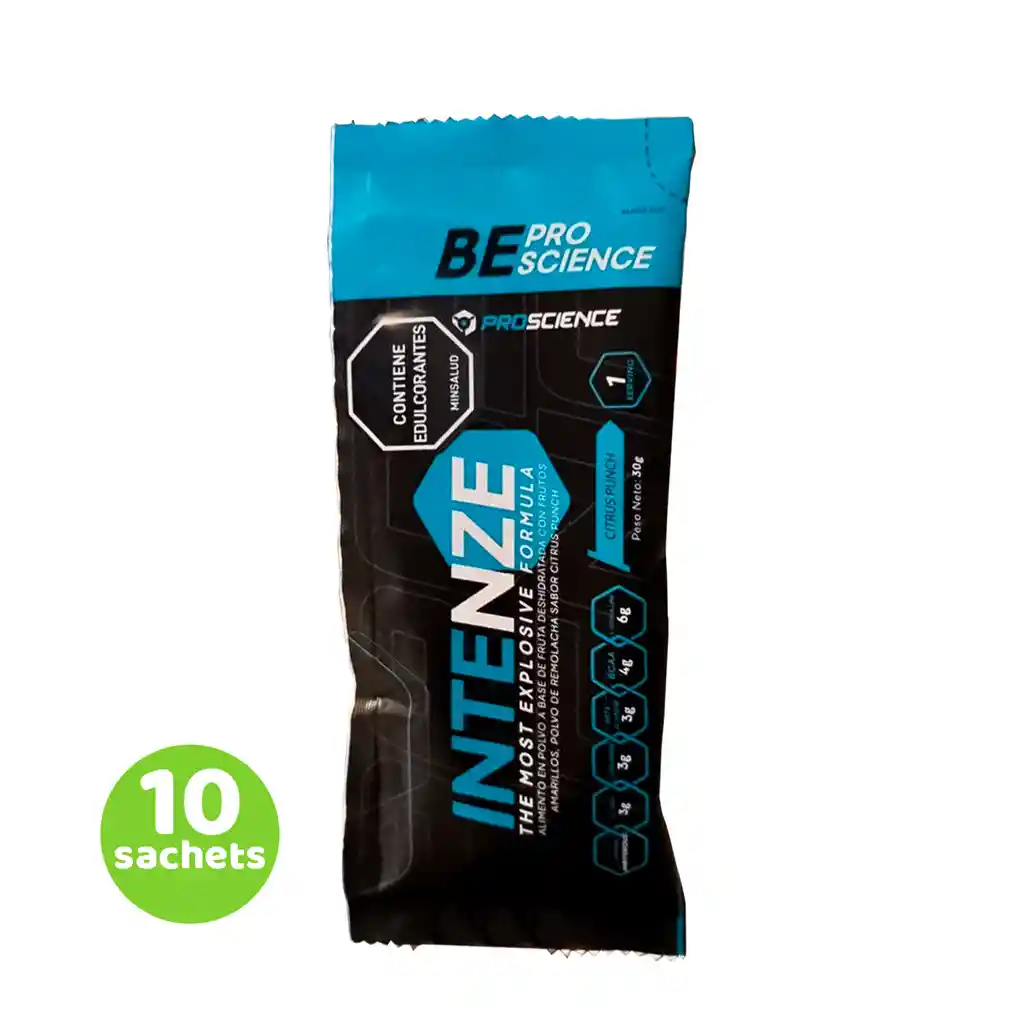 Intenze Sachet Pre Entreno X 30gr X 10und Proscience