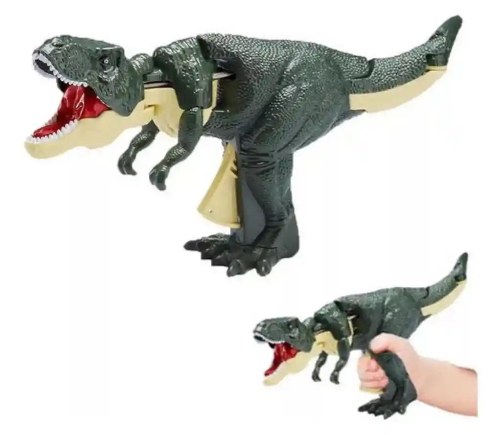 Dinosaurio Zaza T Rex De Juguete Con Sonido Y Gatillo