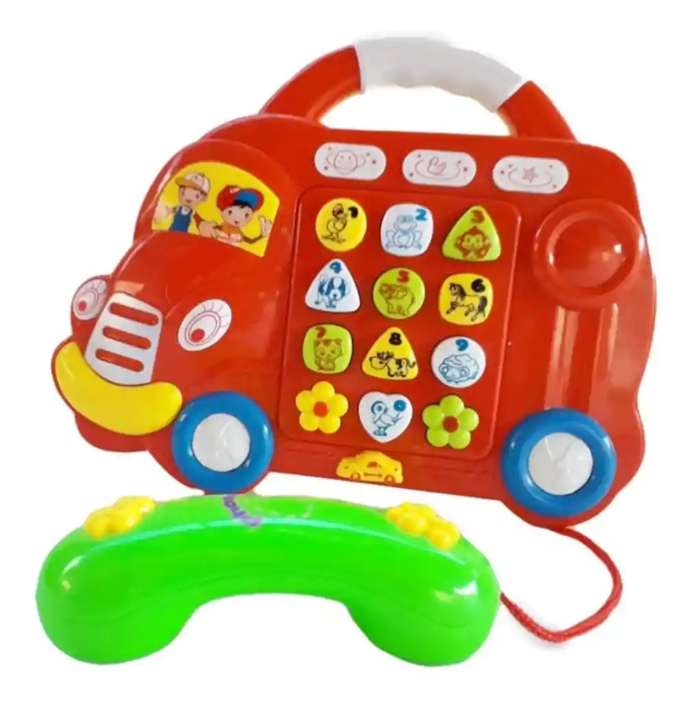 Telefono Bus Musical Juguete Bebes Con Luces Y Sonidos