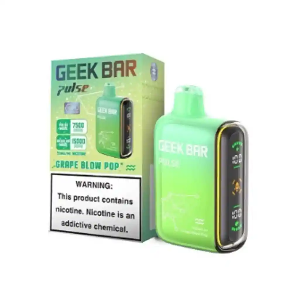 Vape Geek Bar Pulse Grape B Pop 15.000 Puffs