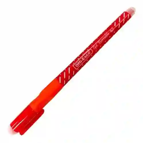 Boligrafo Gel Borrable Rojo Offi Esco Oe-025