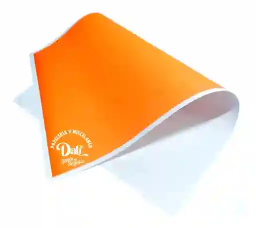 Cartulina Calipso 1/2 Medio Pliego Naranja