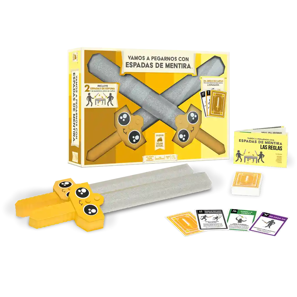 Vamos A Pegarnos Con Espadas De Mentira Juego Español