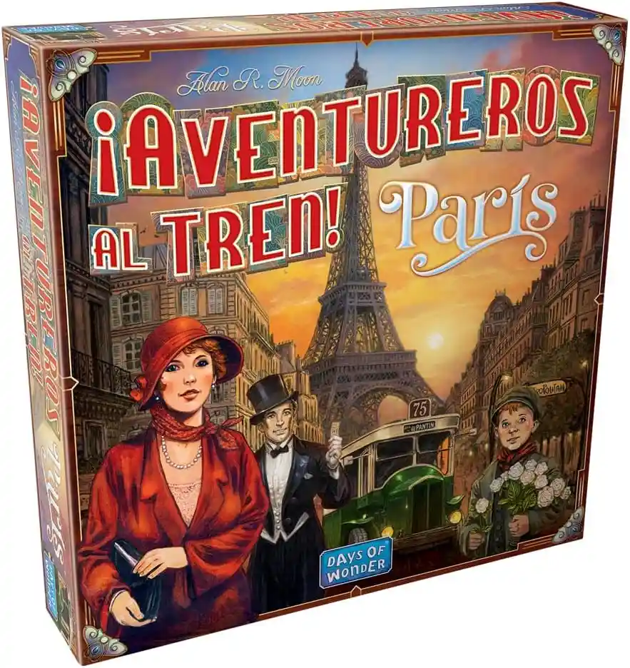 Aventureros Al Tren Paris Juego De Mesa Español