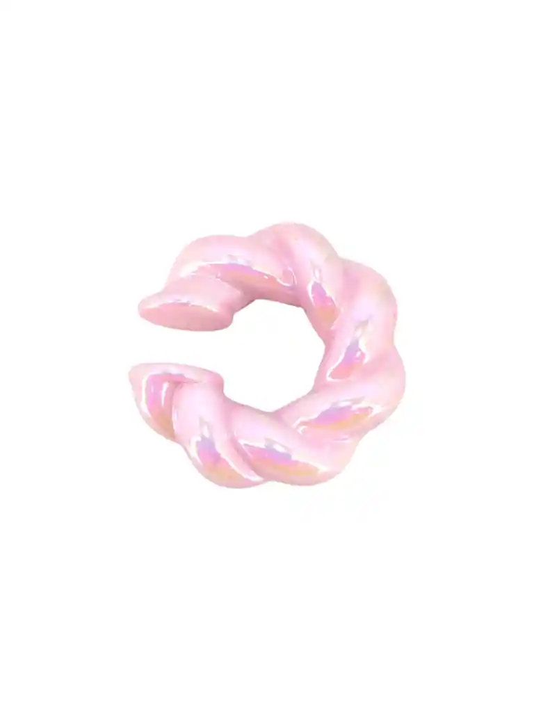 Earcuff Tornasol Rosa