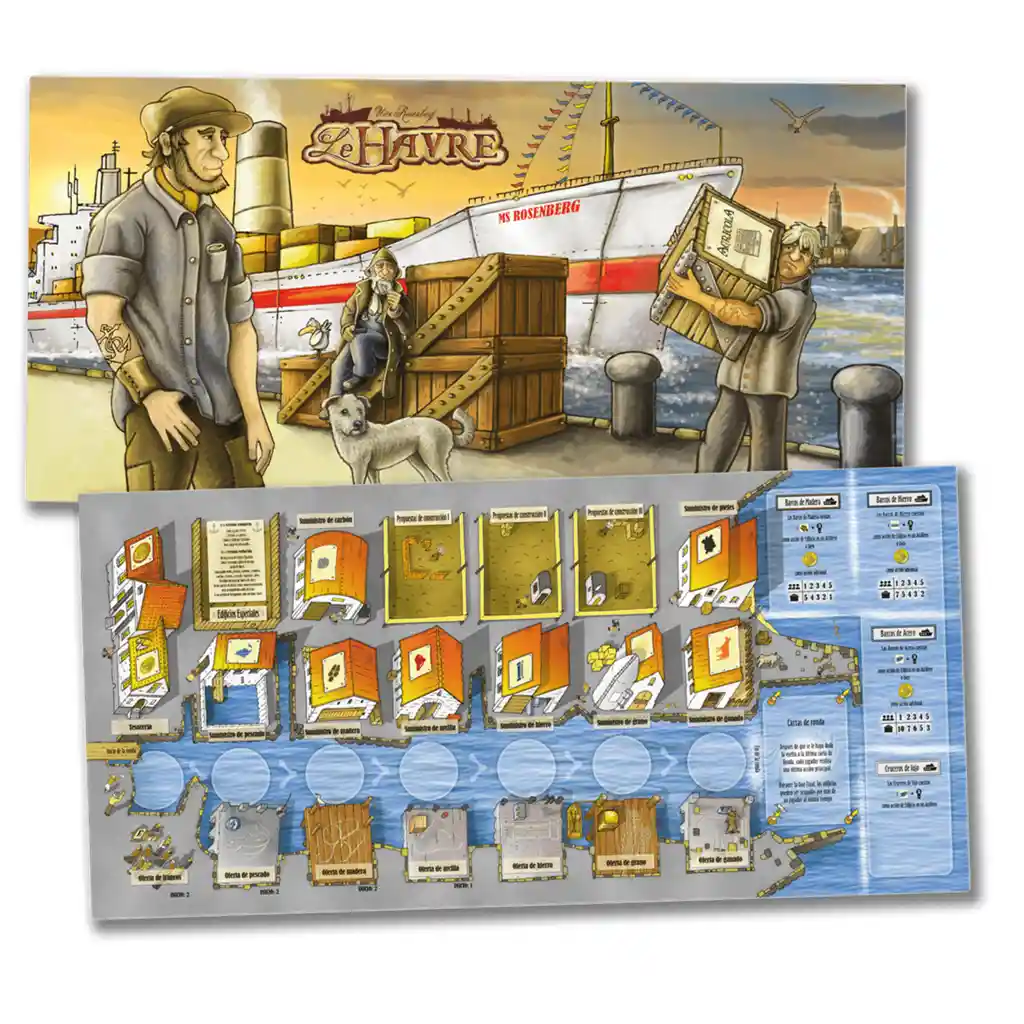 Le Havre Edición Completa Juego De Mesa Español