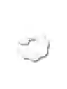 Earcuff Tornasol Blanco