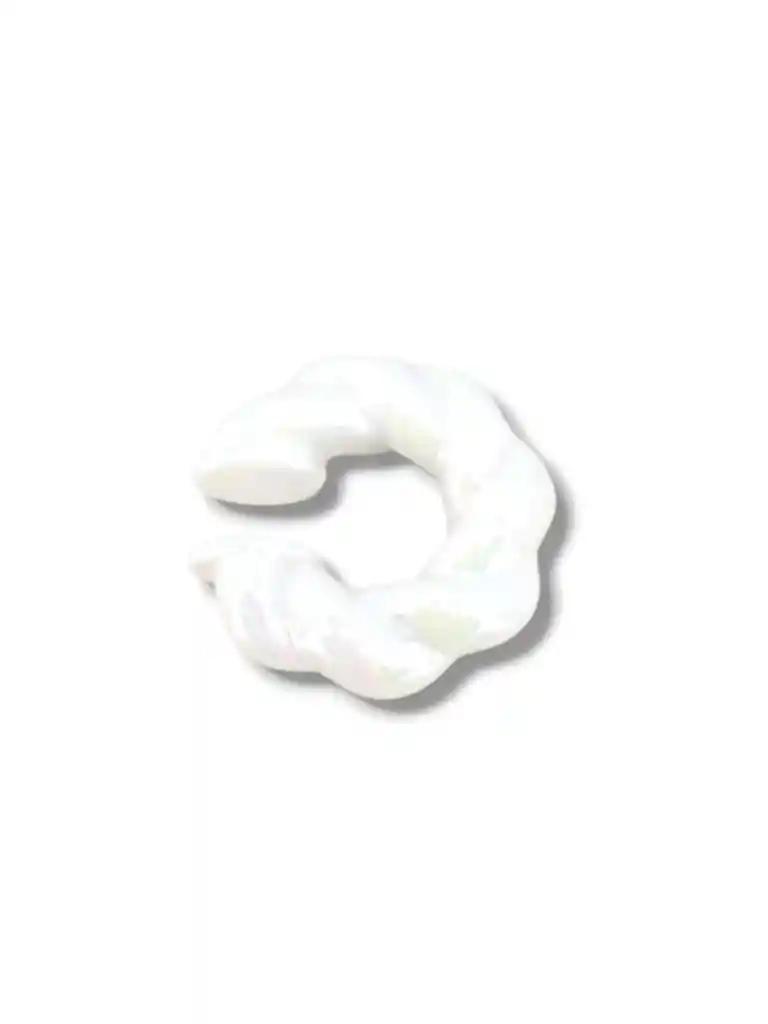 Earcuff Tornasol Blanco