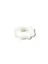 Earcuff Tornasol Blanco