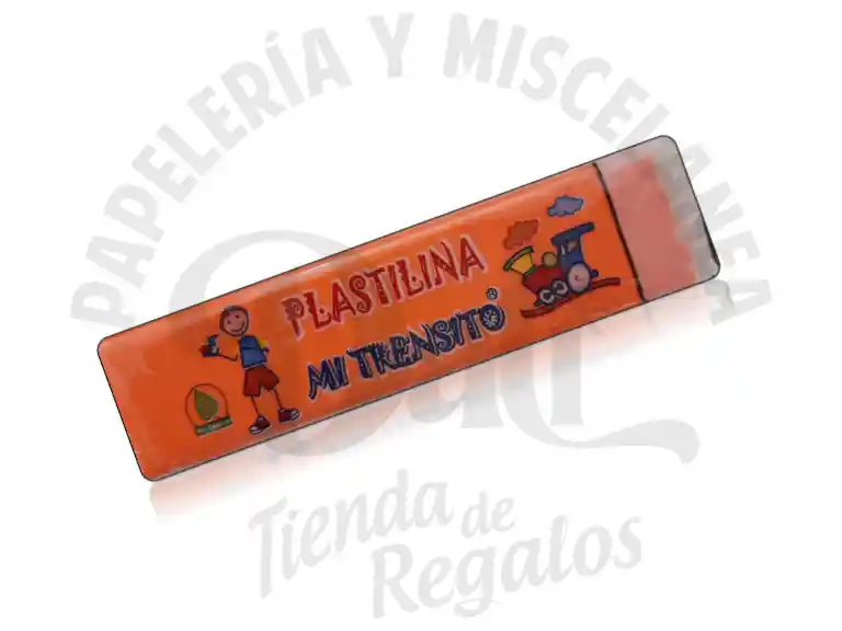 Barra De Plastilina Naranja Neon