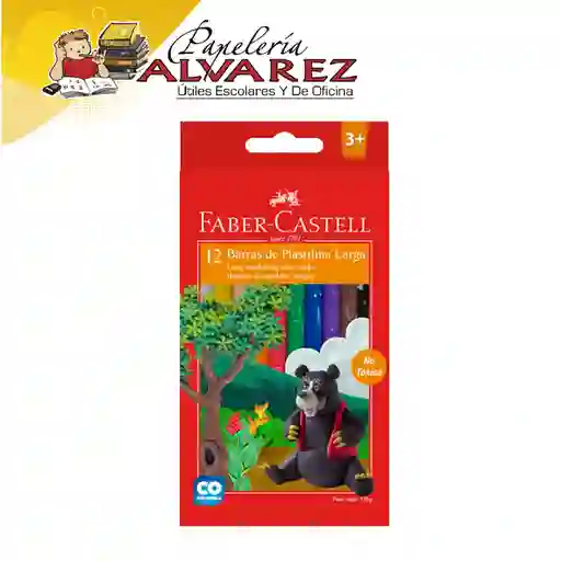Plastilina Faber Castell X12 Larga 170gr